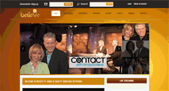 Desktop Screenshot of believetvnetwork.com